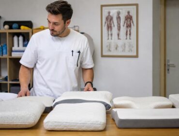 Un kinésithérapeute classe 10 oreillers cervicaux vendus en France