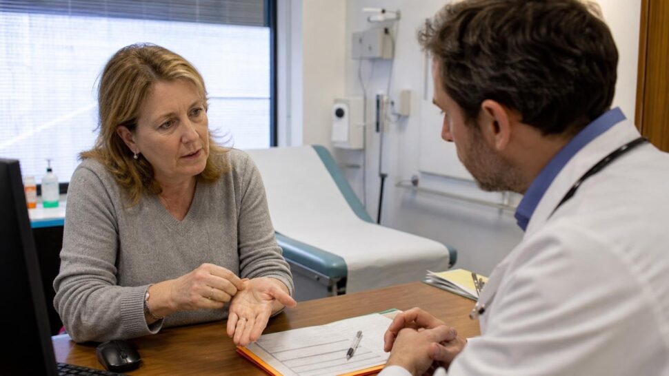 Une femme de 52 ans consulte pour des démangeaisons sur les mains la nuit et ressort avec un diagnostic au foie