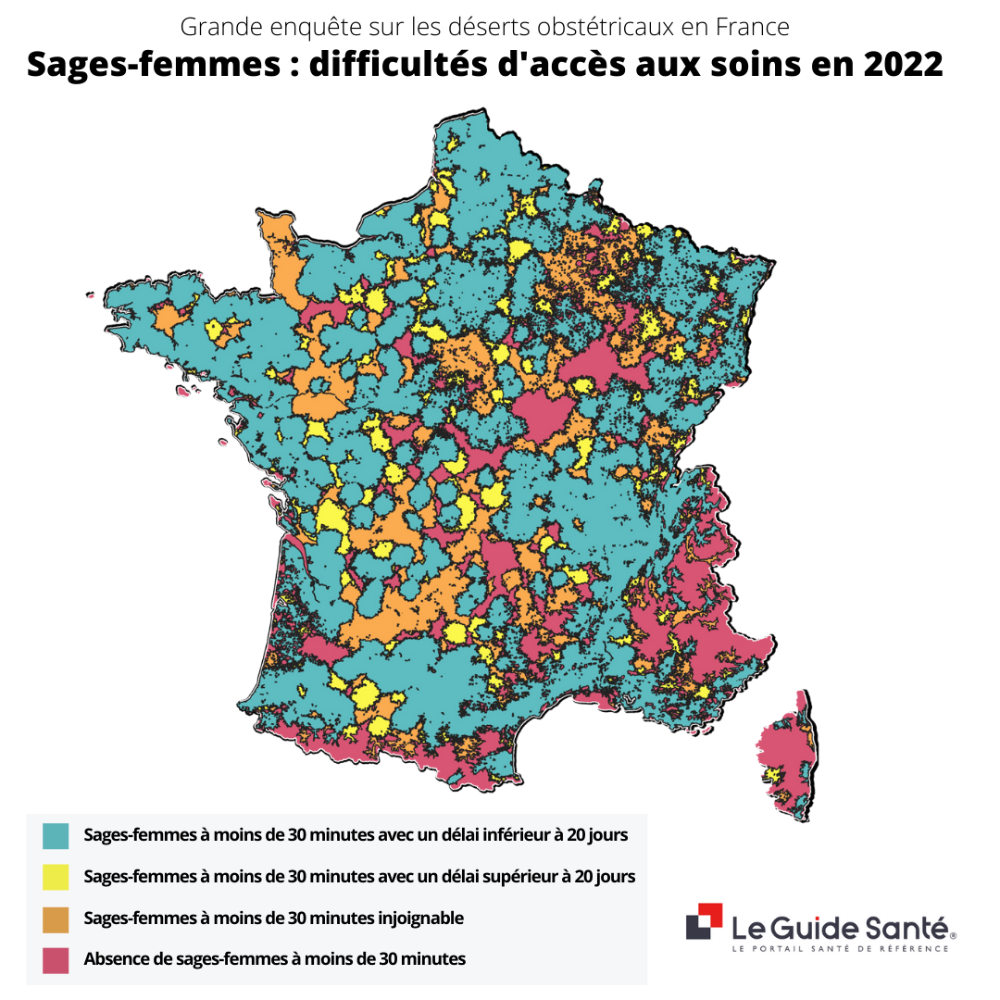 Sages-femmes : difficultés d'accès aux soins en 2022