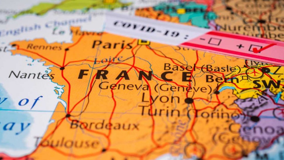 Image d'une carte de France
