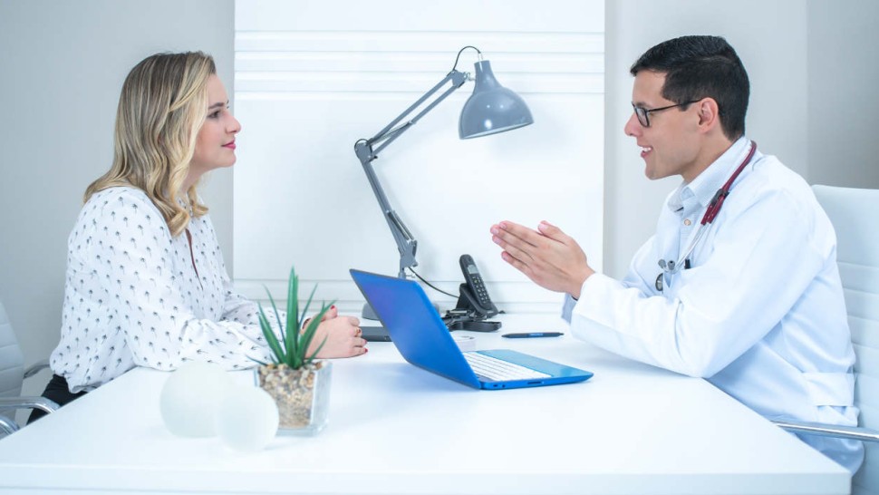 Patient en consultation pour un jeûne pré-opératoire