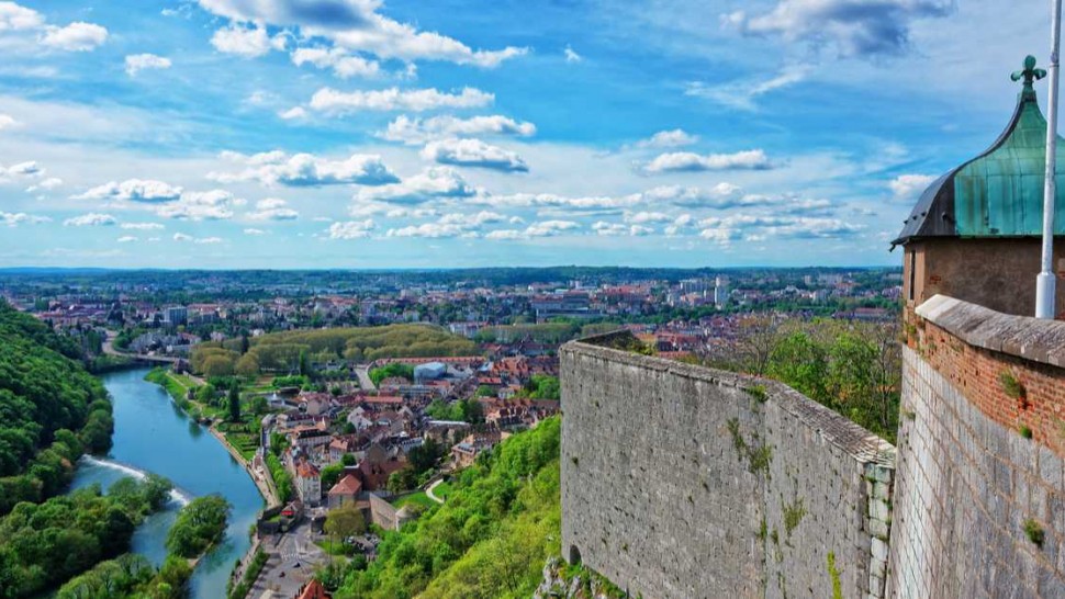 Photo de la tour de la citadelle de Besançon