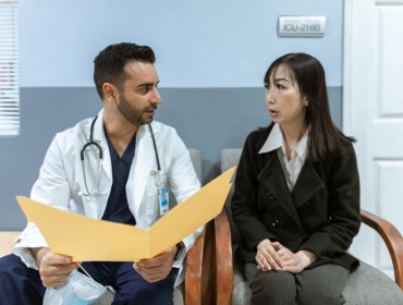 Un patient en consultation avec son médecin