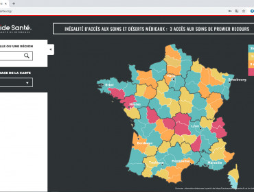 Carte déserts médicaux